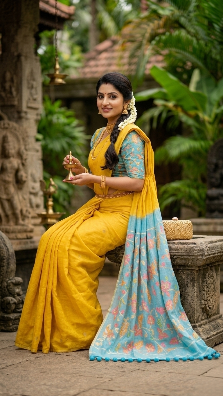 Saree kerala style