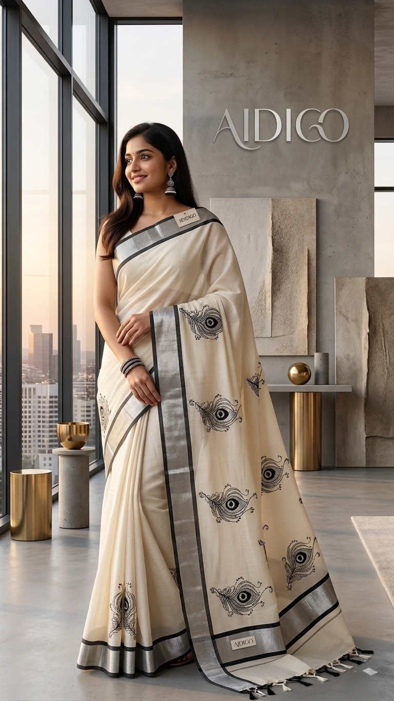Saree cotton